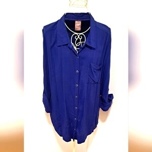 White Stag Women's Button-down Blouse, Size XXL.